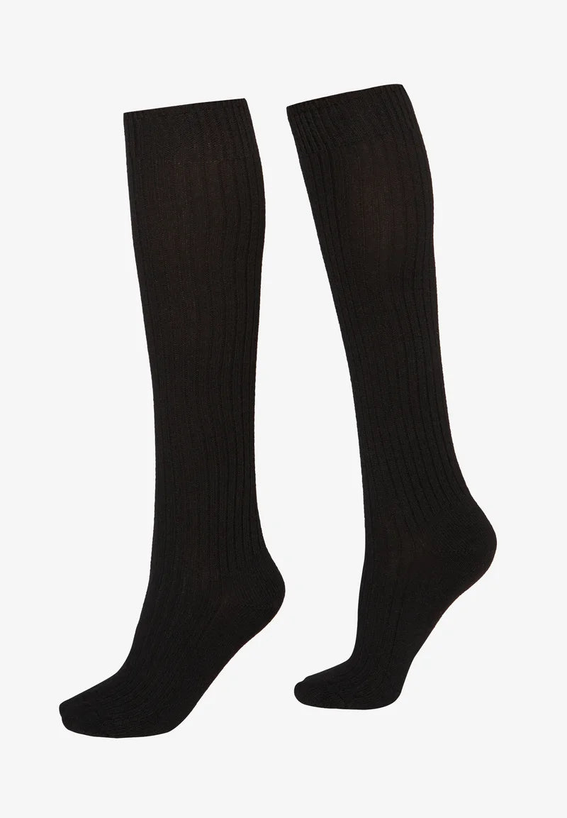 chaussettes hautes unis